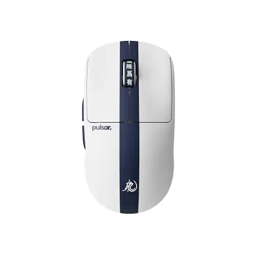 Pulsar Gaming Gears X2 Crazylight Wireless Gaming Mouse, Ultra Lightweight 1.38 oz (39g), Optical Switch, 32000 DPI, 750 IPS, XS-1 Sensor, 8k Compatible (Medium, Bruce Lee 85th Edition) image