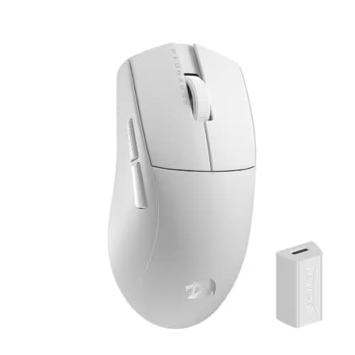 Redragon M916 PRO 3-Mode Wireless Gaming Mouse, Hype-Speed 4K Polling Rate, 49G Ultra-Light 26K DPI Mouse w/Ergonomic Natural Grip Build, Redefinable Macro Buttons, Software Supported main image