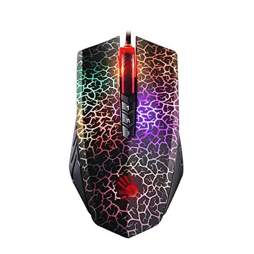 Bloody Optical Gaming Mouse with Light Strike (LK) Switch & Scroll - Fully Programmable and Advance Macros (A70 II) image