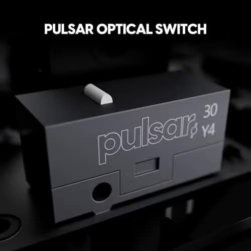 Pulsar Gaming Gears X2 Crazylight Wireless Gaming Mouse, Ultra Lightweight 1.27 oz (36g), Optical Switch, 32000 DPI, 750 IPS, XS-1 Sensor, 8k Compatible Mini (Boardzy Edition) image