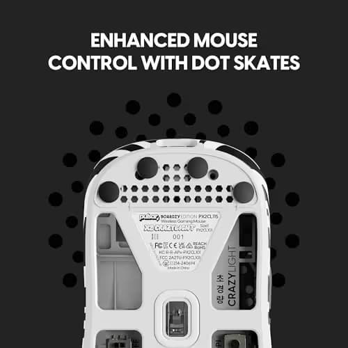 Pulsar Gaming Gears X2 Crazylight Wireless Gaming Mouse, Ultra Lightweight 1.27 oz (36g), Optical Switch, 32000 DPI, 750 IPS, XS-1 Sensor, 8k Compatible Mini (Boardzy Edition) image