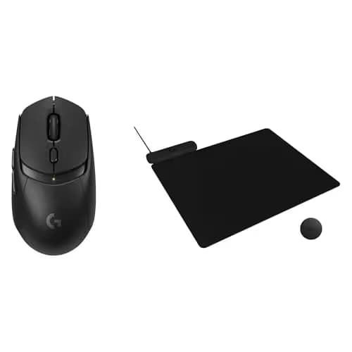 Logitech G309 Lightspeed Wireless Gaming Mouse + Powerplay 2 Wireless Charging Mouse Pad Bundle - Black main image