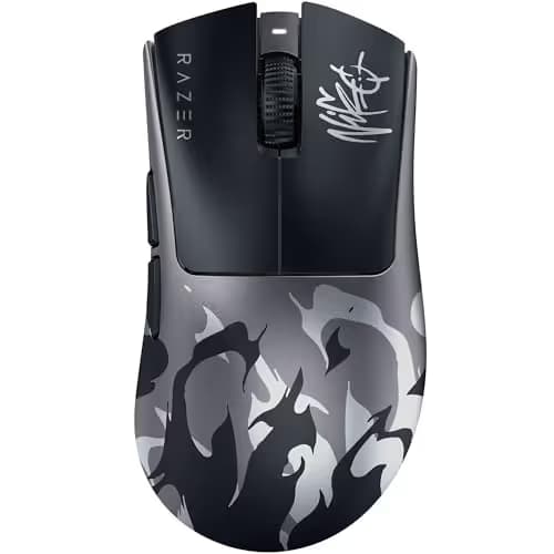 Razer DeathAdder V4 Pro Wireless Gaming Mouse: 57g Lightweight - 8000Hz Polling Rate - Optical Scroll Wheel - Optical Switches Gen-4 - Focus Pro 45K Sensor Gen-2 - Up to 150 Hr Battery - Niko Edition main image