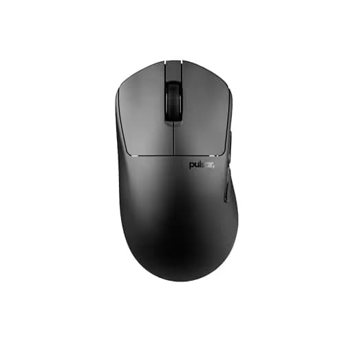 Pulsar Gaming Gears X3 LHD Crazylight Wireless Gaming Mouse, Ultra Lightweight 1.51 oz (43g), Hybrid Ergonomic, Optical Switch, 32000 DPI, 750 IPS, XS-1 Sensor, 8k Compatible (Left-Handed, Jet Black) image