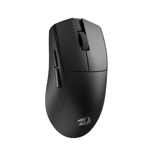 Redragon M916 PRO 3-Mode Wireless Gaming Mouse, 55G Ultra-Light 26K DPI Mouse w/Ergonomic Natural Grip Build, Full Programmable Buttons, Software Supports DIY Keybinds & DPI image