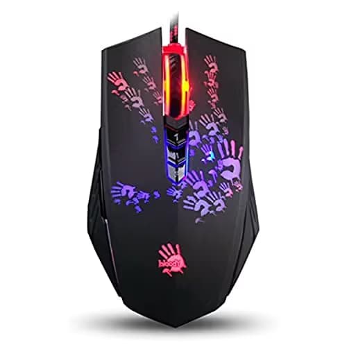 Bloody A60L Optical Gaming Mouse with Light Strike (LK) Switch & Scroll - Fully Programmable and Advance Macros (A60L) image