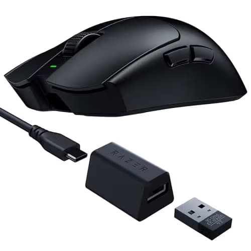 Razer Viper V3 Pro SE Wireless Gaming Mouse: 54g Lightweight - 1K Polling Dongle - 35K DPI Optical Sensor - Gen3 Optical Switches - Symmetrical Shape - 8 Programmable Controls - 95 Hr Battery - Black image