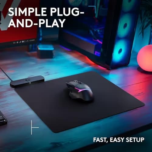 Logitech G502 X Plus Lightspeed Wireless Gaming Mouse + Powerplay 2 Wireless Charging Mouse Pad Bundle - White image