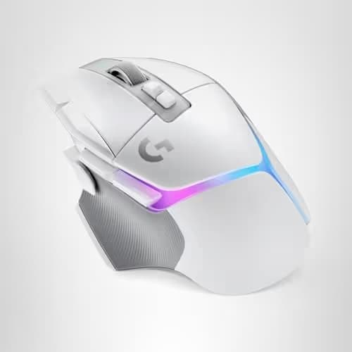 Logitech G502 X Plus Lightspeed Wireless Gaming Mouse + Powerplay 2 Wireless Charging Mouse Pad Bundle - White image