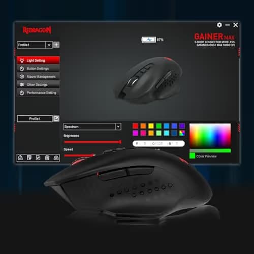 Redragon M656 MAX 3-Mode Wireless Gaming Mouse image