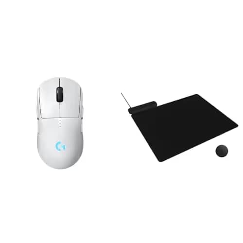 Logitech G Pro Wireless 2 Gaming Mouse + Powerplay 2 Wireless Chargining Mouse Pad Bundle - White main image