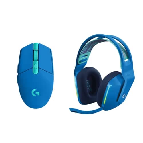 Logitech G305 Lightspeed Wireless Gaming Mouse + G733 Lightspeed Wireless Gaming Headset Bundle - Blue main image