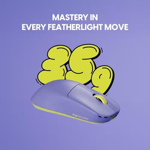 Pulsar Gaming Gears X2 Crazylight Wireless Gaming Mouse, Ultra Lightweight 1.23 oz (35g), Optical Switch, 32000 DPI, 750 IPS, XS-1 Sensor, 8k Compatible Mini (LA Edition) image