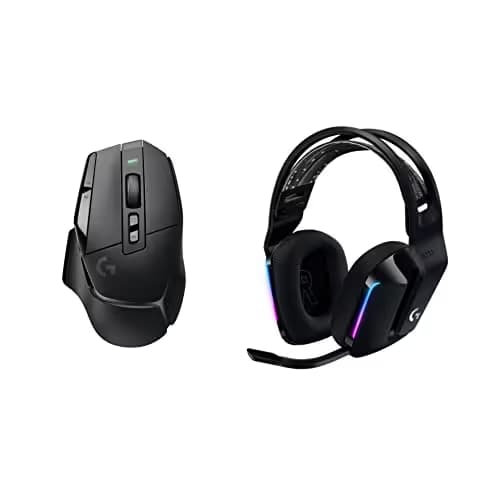 Logitech G502 X Lightspeed Wireless Gaming Mouse + G733 Lightspeed Wireless Gaming Headset - Black image