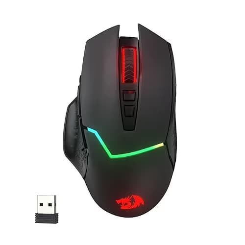 Redragon M690 PRO Wireless Gaming Mouse, 8000 DPI Wired/Wireless Gamer Mouse w/Rapid Fire Key, 8 Macro Buttons, Ergonomic Design for PC/Mac/Laptop main image