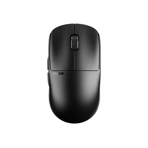 Pulsar Gaming Gears X2 Crazylight Wireless Gaming Mouse, Ultra Lightweight 1.38 oz (39g), Optical Switch, 32000 DPI, 750 IPS, XS-1 Sensor, 8k Compatible (Medium, Jet Black) main image