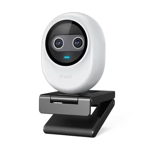 EMEET Piko 4K Webcam for Streaming, World’s 1st Dual-Camera AI-Powered 4K Camera w/AI Autofocus, 3 Mics Array&3 Sound Modes, USB Webcam with Clip, Great for Streaming, Desk Setup and Creative Gifts main image