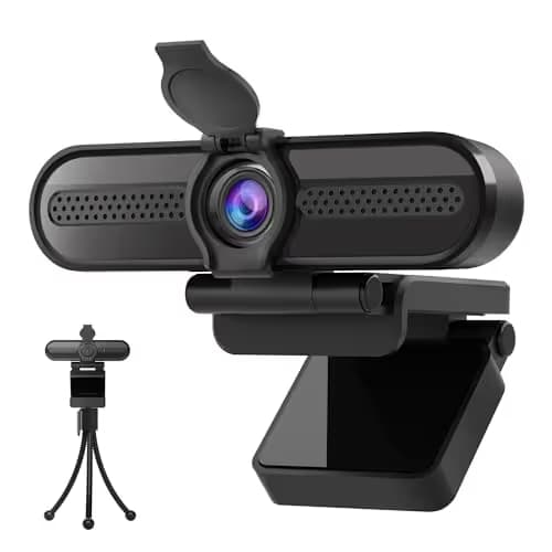 saylas 2K Webcam with Microphone, 78°FOV FHD PC Camera with 2K/30fps, 1080P/60fps, Privacy Cover, Plug & Play USB Web Cam, Autofocus, External Webcam for PC, Computer Web Camera for Laptop, Mac, Zoom main image