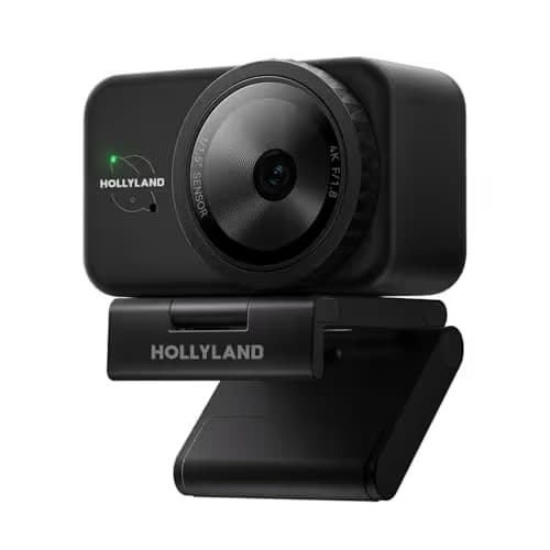 Hollyland Lyra Webcam UHD 4K Webcam for PC, 1/1.5" Sensor, Auto Framing, PDAF, Control for Live Streaming, Video Calls, Gaming, Works with Zoom, Teams, Twitch & More image