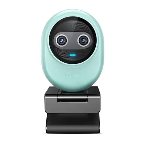 EMEET Piko 4K Webcam for Streaming, World’s 1st Dual-Camera AI-Powered 4K Camera w/AI Autofocus, 3 Mics Array&3 Sound Modes, USB Webcam with Clip, Great for Streaming, Desk Setup image