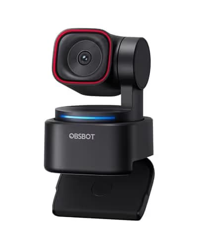 OBSBOT Tiny 3 Lite AI-Powered Spatial Audio 4K Webcam - Compact AI Tracking PTZ Camera with 1/2" Sensor, Tri-Mic, Voice Control, 120FPS, HDR, Webcam for PC, Mac, Laptop, Streaming, Meeting, Switch 2 main image