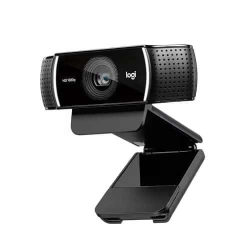 Logitech C922x HD Pro PC Webcam, Full HD 1080p/30fps or 720p/60fps Video, HD Light Correction, Works with Microsoft Teams, Google Meet, Zoom, Nintendo Switch 2’s new GameChat mode, Mac/Tablet- Black main image