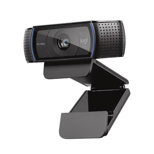 Logitech C920x HD Pro PC Webcam, Full HD 1080p/30fps Video, Clear Audio, HD Light Correction, Works with Microsoft Teams, Google Meet, Zoom, Nintendo Switch 2’s new GameChat Mode, Mac/Tablet- Black image