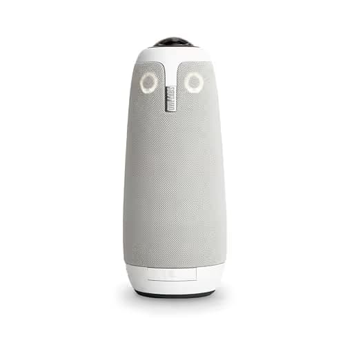 Owl Labs Meeting Owl 3 - 360° 1080p HD Conference Room Camera, AI-Driven Speaker-Tracking, 18-Foot Mic Pickup - Certified for Microsoft Teams - Works with Zoom, Google Meet - Plug & Play Setup main image