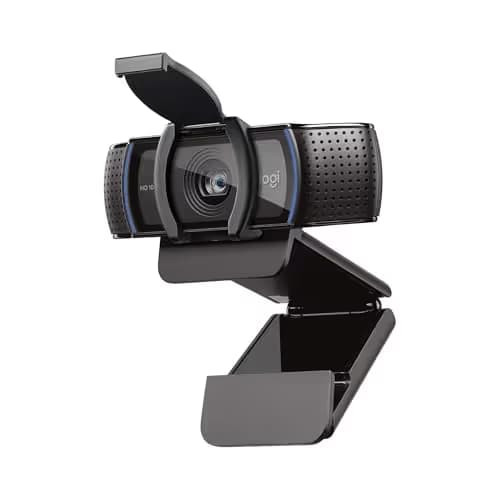 Logitech C920e HD 1080p Mic-Enabled Webcam, Certified for Zoom, Microsoft Teams Compatible, TAA Compliant image