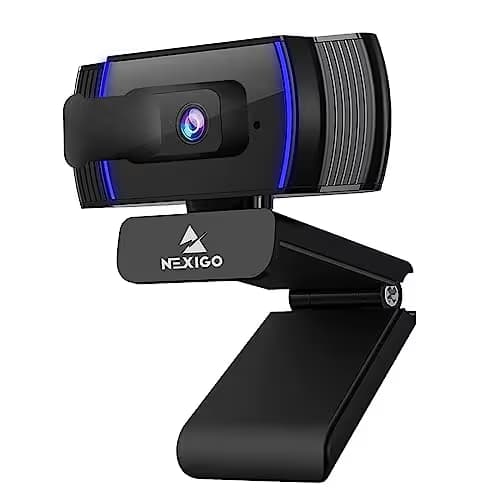 NexiGo N930AF Webcam with Microphone for Desktop, Autofocus, Webcam for Laptop, Computer Camera, 1080p HD USB Web Camera, Compatible with Zoom/Switch 2/Teams/Webex image