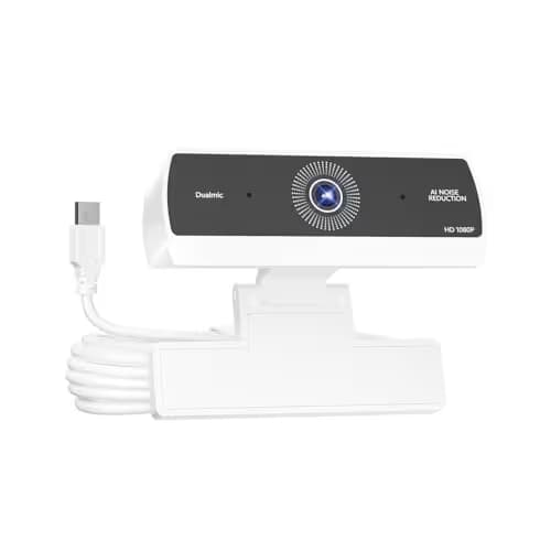 Xweiryn Webcam for PC,HD 1080P USB Plug-and-Play Computer Web Camera, HighDefinition Webcam for Desktop Laptop,Ideal for Online Class, Video ConferenceLive Streaming & Gaming main image