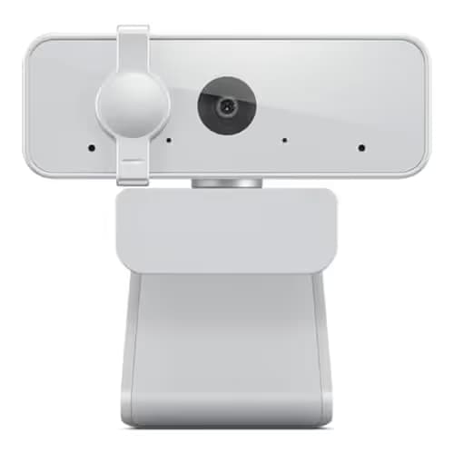 Lenovo 310 FHD Webcam, 1080p, FHD Resolution @30 FPS, Plug-and Play USB Connectivity, 1.8M Cable, 2 Integrated Microphones, External Privacy Shutter, White image