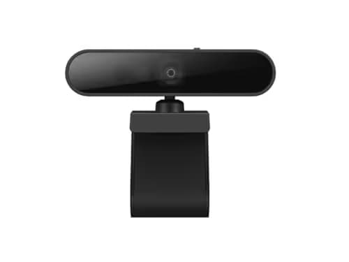 Lenovo HD 1080p Webcam (510 FHD)- Black w/ 4X Digital Zoom, 95° Wide Angle, 360° Rotation Pan & Tilt, Dual Microphones & Windows Hello image