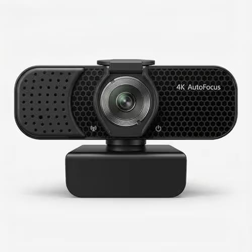 Gohero 4K Webcam with Dual PDAF Autofocus, 2 Noise Reduction Mics, Auto Light Correction, Privacy Cover, 83° FOV, USB-A, for PC, Mac, Laptop, Video Calls Pro Series image