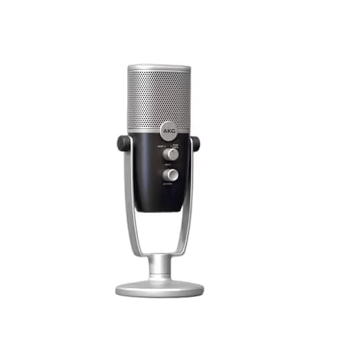 AKG Pro Audio Ara USB-C Condenser Microphone - Blue & Silver image