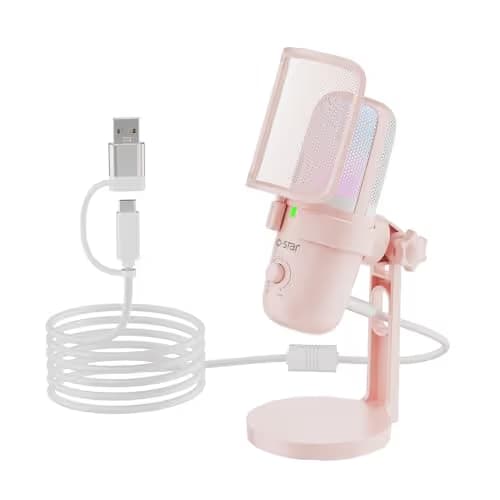 Ko-Star USB Microphone (Salmon Pink) main image