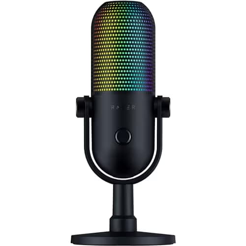 Razer Seiren V3 Chroma RGB USB Microphone - Black main image