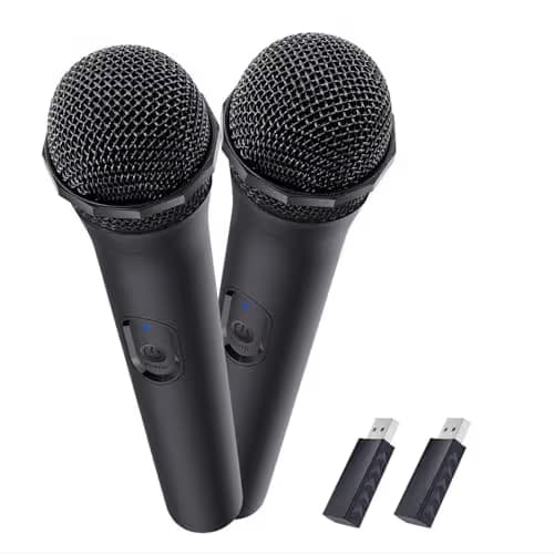 Mcbazel 2 Pack Wireless USB Microphone main image