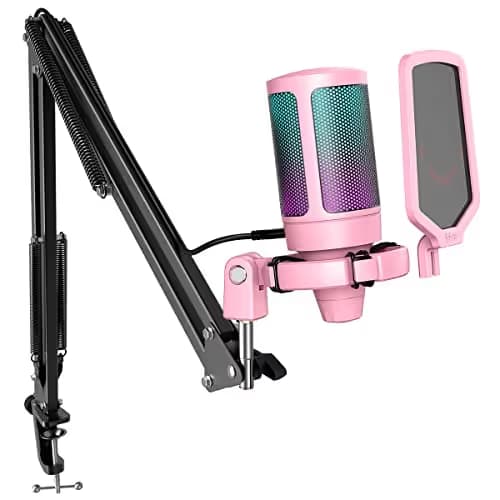 FIFINE A6T Pink USB Microphone Kit main image