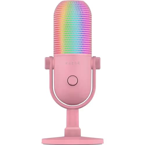 Razer Seiren V3 Chroma RGB USB Microphone Quartz Pink main image