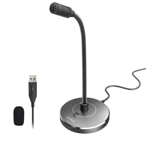 CMTECK USB Computer Microphone G009 Gray image