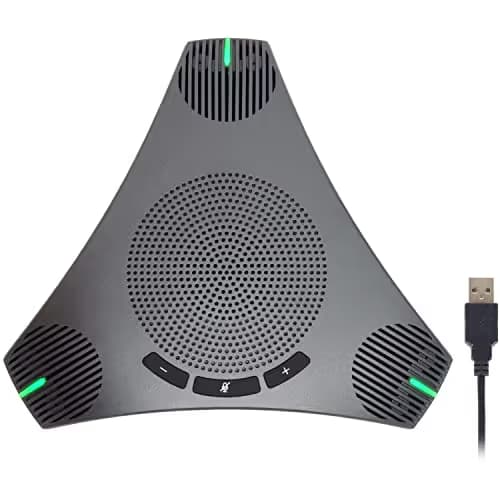 USB Conference Speaker and Microphone with USB Hub image