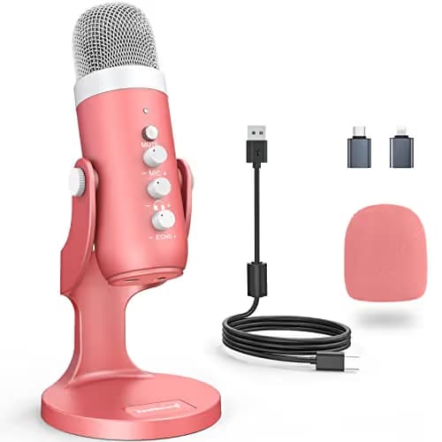 ZealSound K66 Microphone - Pink image