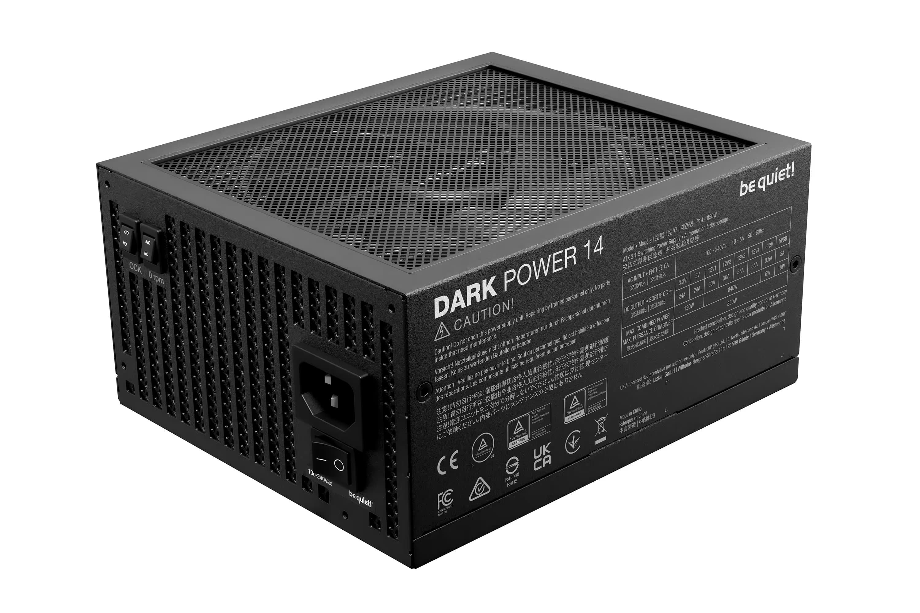 be quiet! DARK POWER 14 850W image