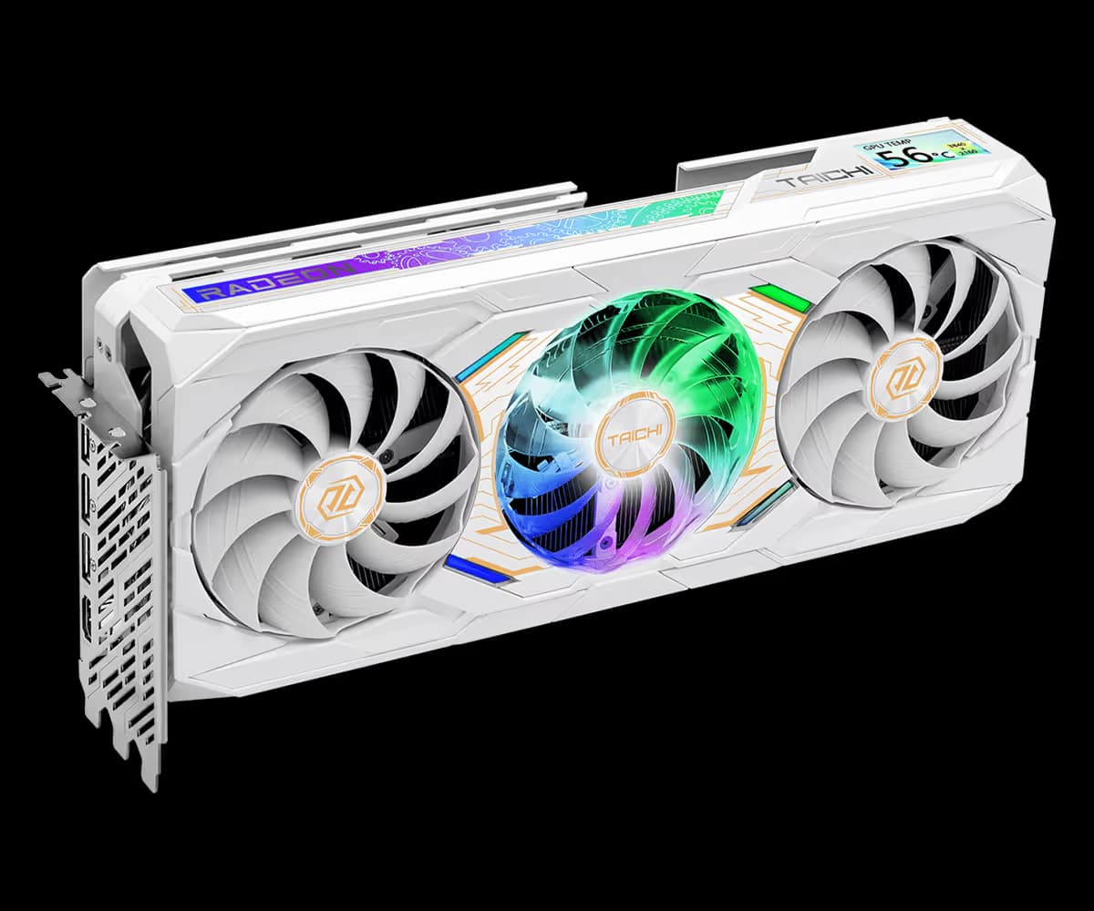 ASRock AMD Radeon RX 9070 XT Taichi White 16GB OC GDDR6 image