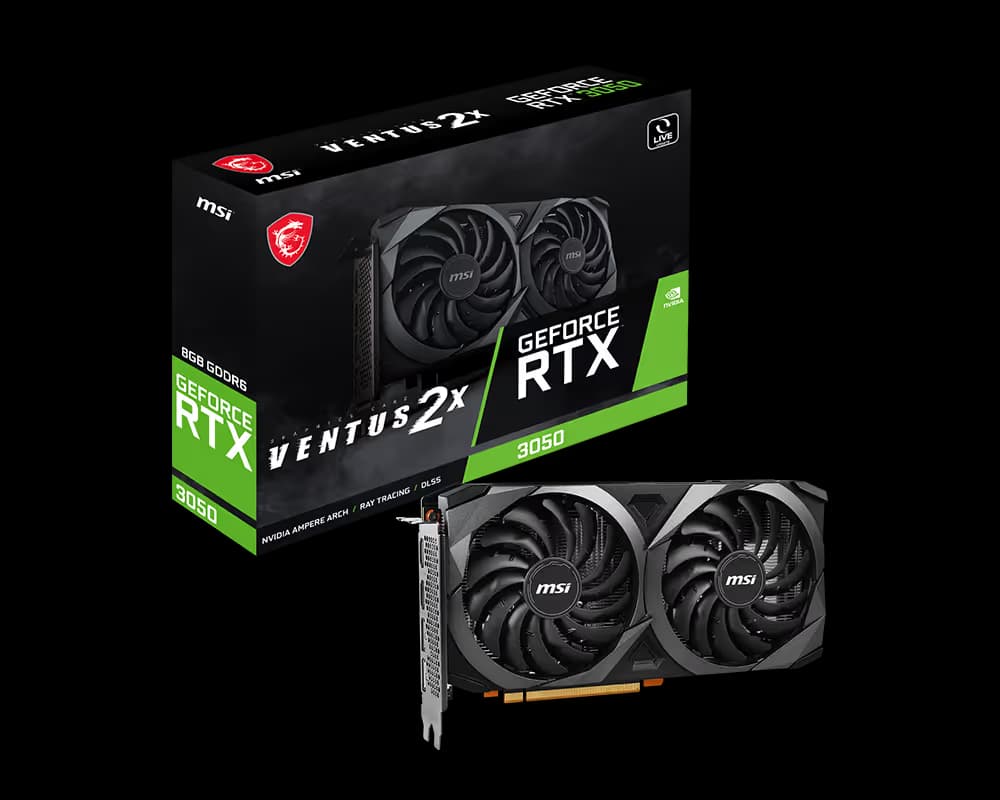 MSI GeForce RTX 3050 VENTUS 2X 8G V1 image