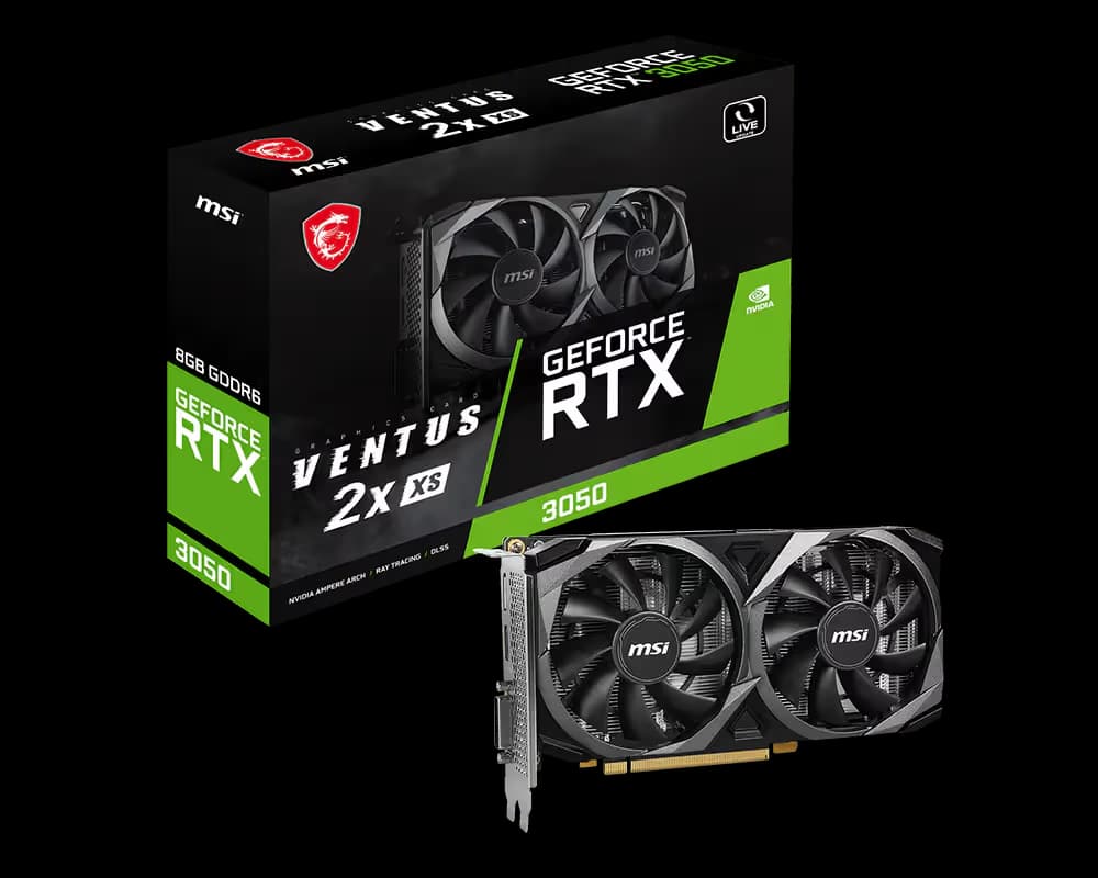 MSI GeForce RTX 3050 VENTUS 2X XS 8G GDDR6 image