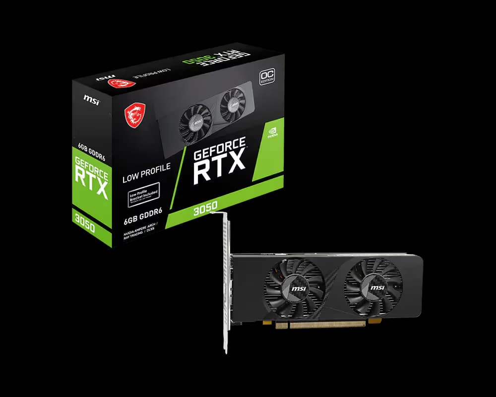 MSI GeForce RTX 3050 LP E 6GB OC image
