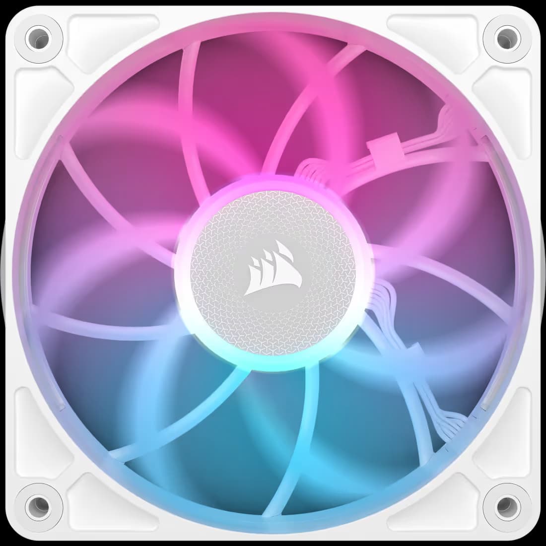 Corsair iCUE LINK RX120 MAX RGB 120mm PWM Thick Fan White image