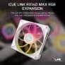 Corsair iCUE LINK RX140 MAX RGB 140mm PWM Thick Fan 2-Pack White image